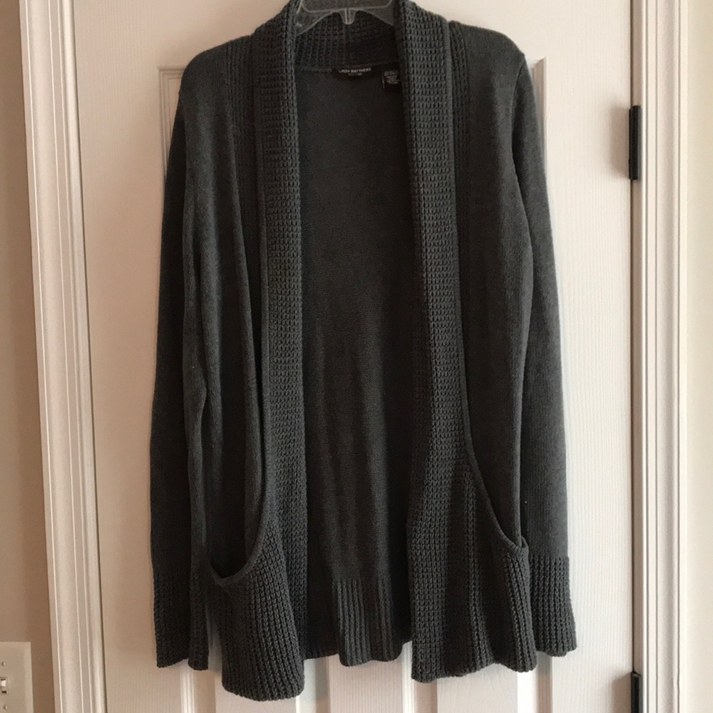 Linda Matthews cardigan sweater